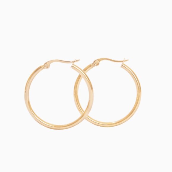 ⚡️Stunning One of a Kind Brand New Ellie Vail Laurette Medium Hoop Earrings ⚡️ - Picture 14 of 15